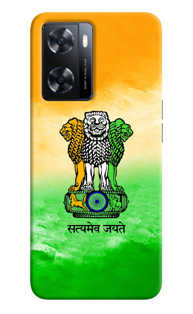 Satyamev Jayate Flag OPPO A77s Back Cover