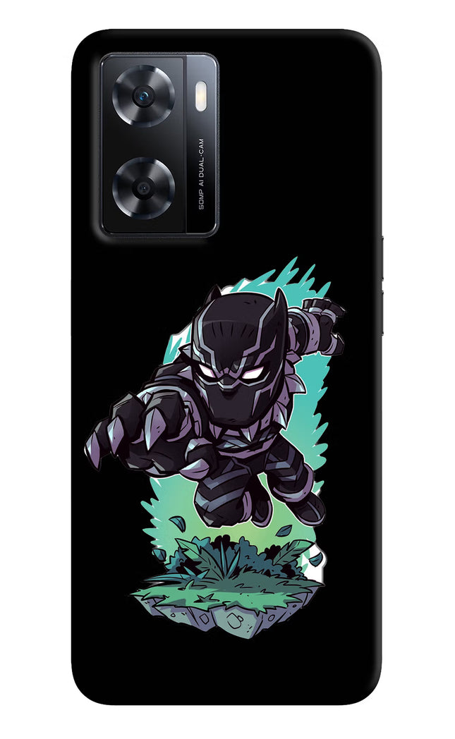 Black Panther OPPO A77s Back Cover