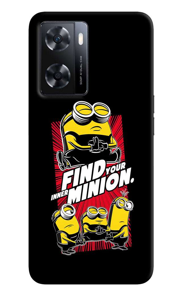 Find your inner Minion OPPO A77s Back Cover
