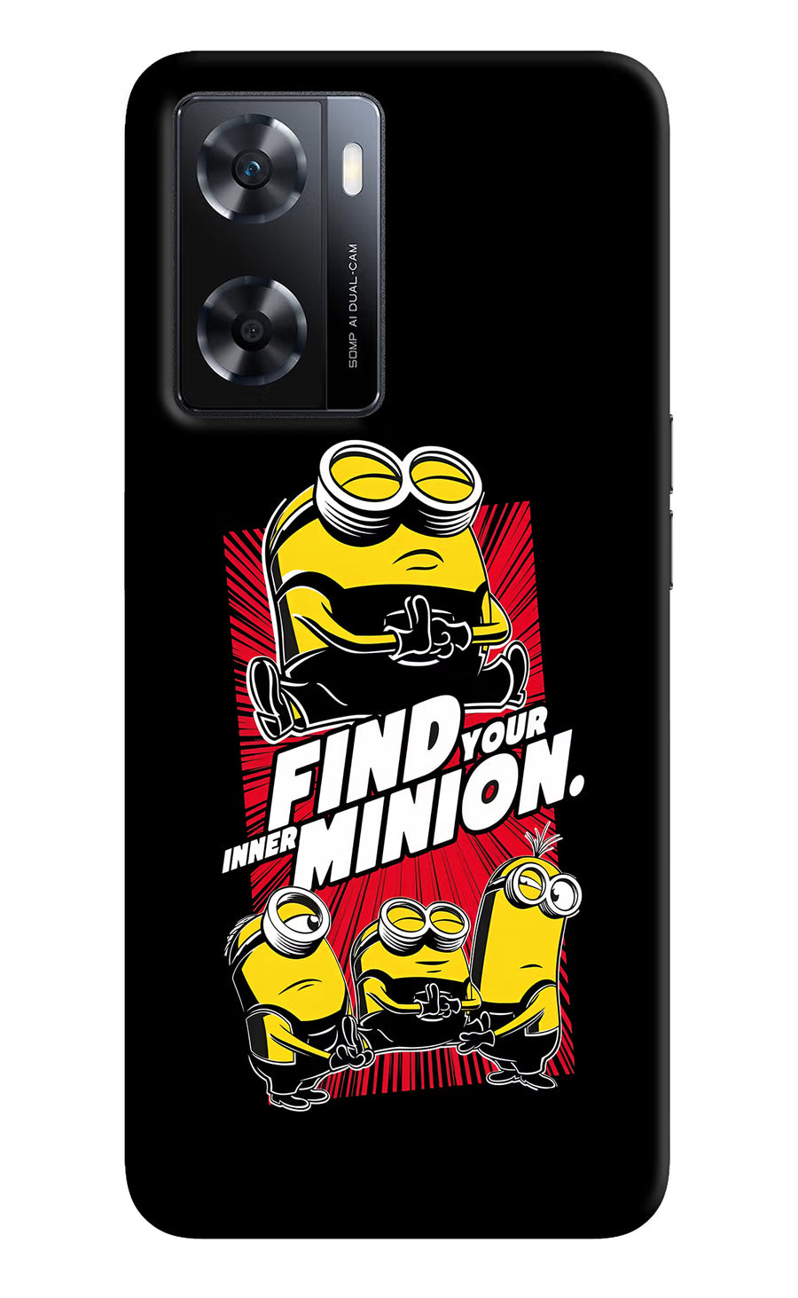 Find your inner Minion OPPO A77s Back Cover, Hard case