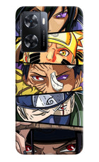 Naruto Character OPPO A77s Back Cover
