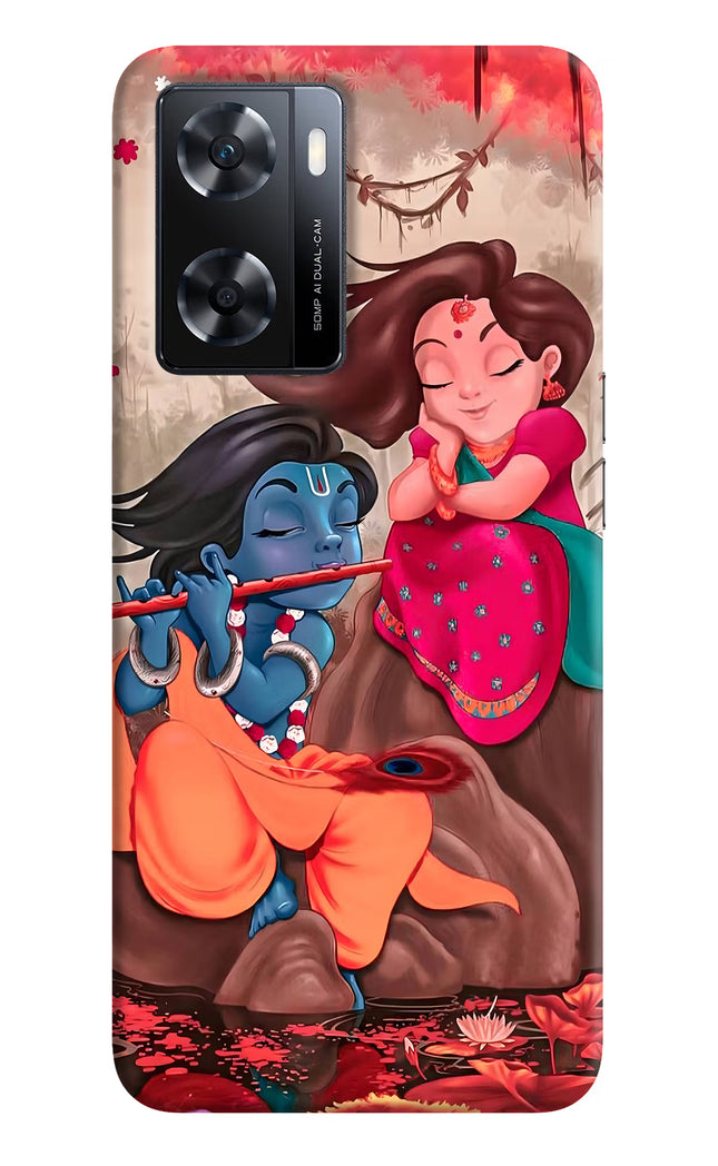 Radhe Krishna OPPO A77s Back Cover