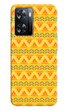 Tribal Pattern OPPO A77s Back Cover