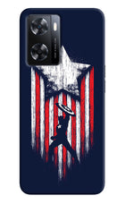 Captain America Marvel Art OPPO A77s Back Cover