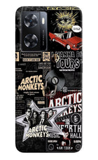 Arctic Monkeys OPPO A77s Back Cover