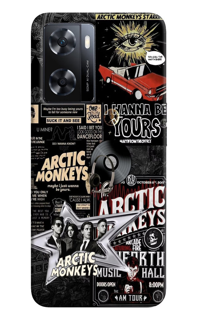 Arctic Monkeys OPPO A77s Back Cover