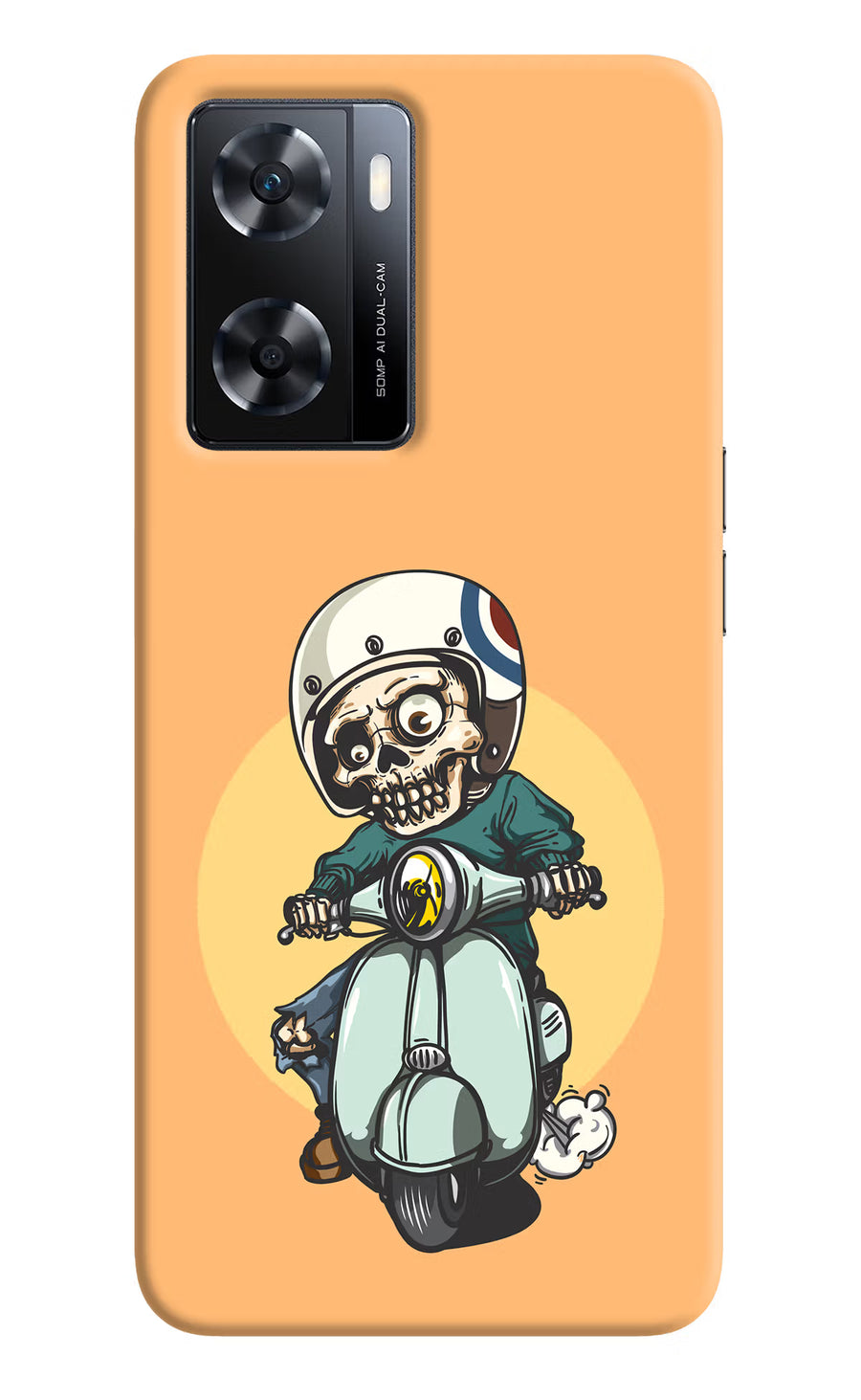 Undead Biker OPPO A77s Back Cover, Hard case