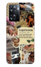 Capricorn Zodiac OPPO A77s Back Cover
