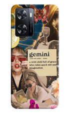 Gemini Zodiac OPPO A77s Back Cover