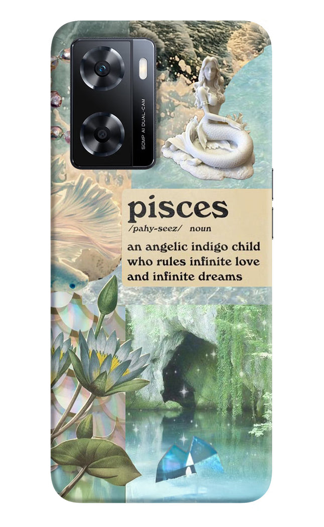 Pisces Zodiac OPPO A77s Back Cover