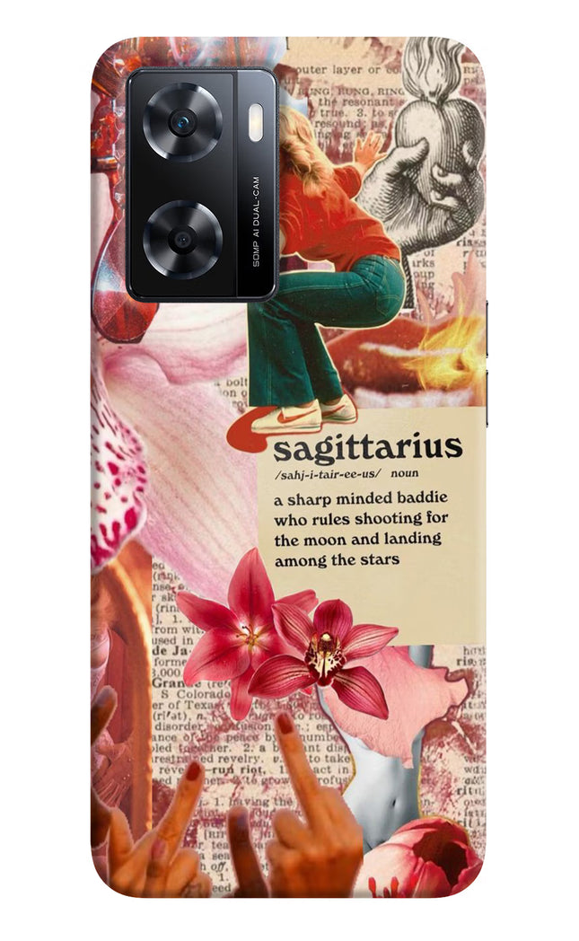 Sagittarius Zodiac OPPO A77s Back Cover