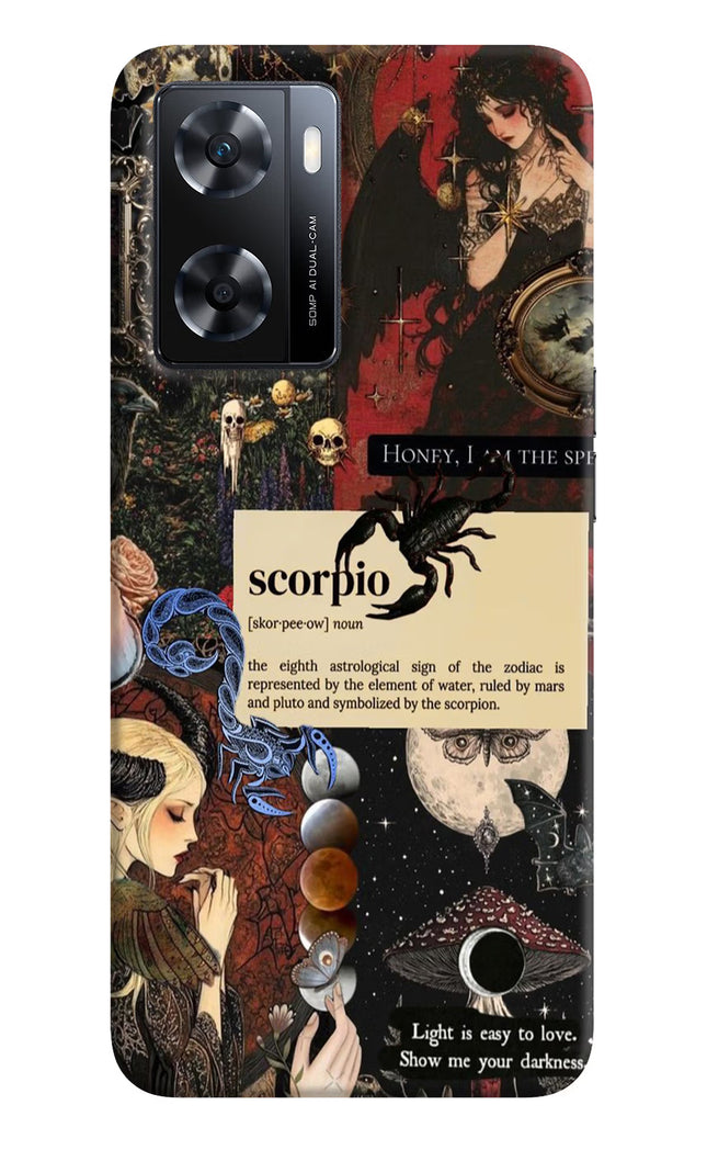 Scorpio Zodiac OPPO A77s Back Cover