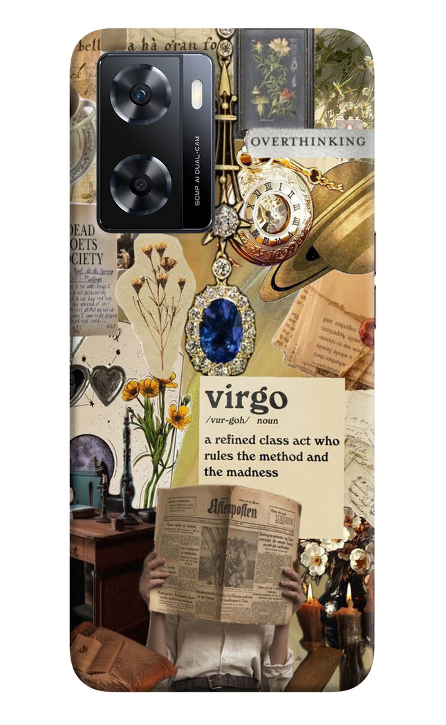 Virgo Zodiac OPPO A77s Back Cover