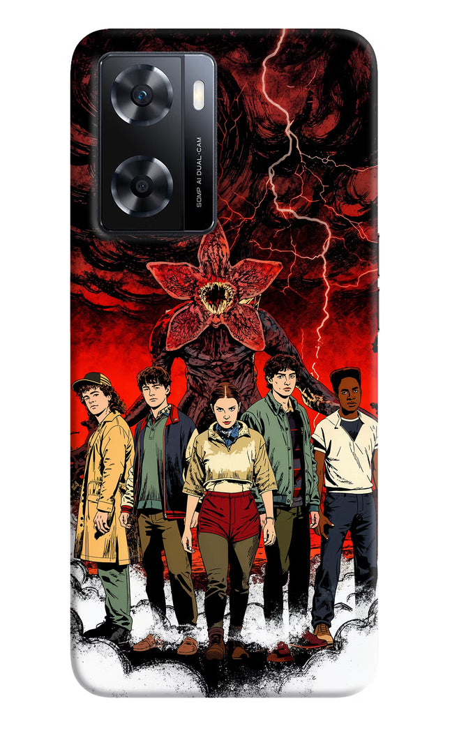 Ordinary Things Characters OPPO A77s Back Cover