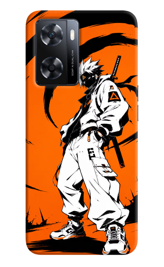 Street Samurai OPPO A77s Back Cover