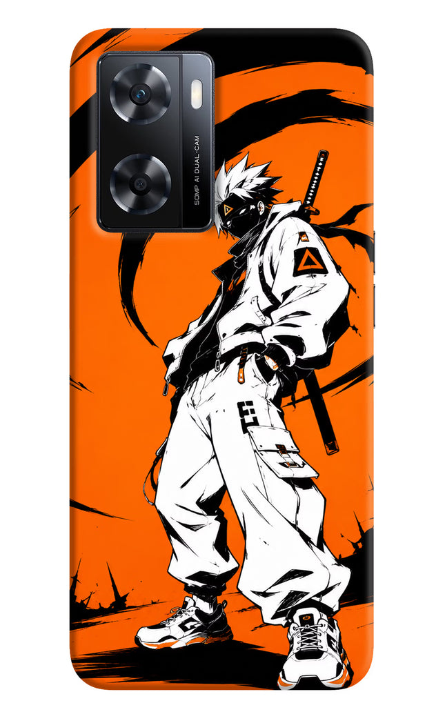 Street Samurai OPPO A77s Back Cover