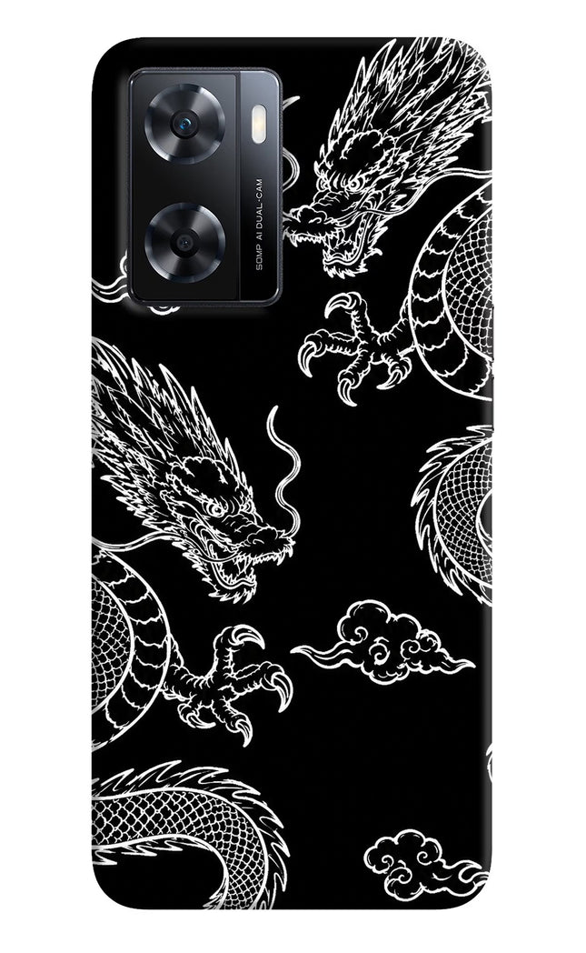 Twin Dragons OPPO A77s Back Cover