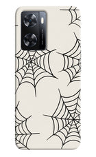 Spider Web OPPO A77s Hard Case Back Cover by Casekaro