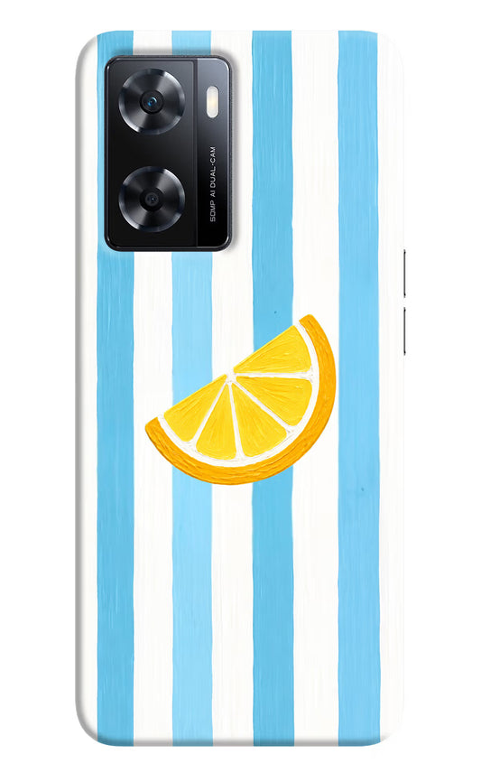 Summer Lemon OPPO A77s Back Cover
