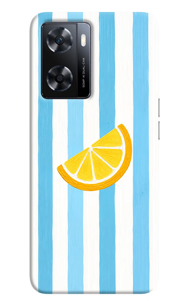 Summer Lemon OPPO A77s Back Cover
