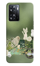 Aesthetic anime OPPO A77s Back Cover