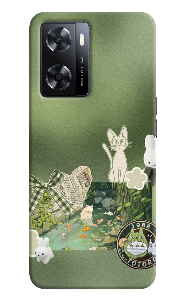 Aesthetic anime OPPO A77s Back Cover