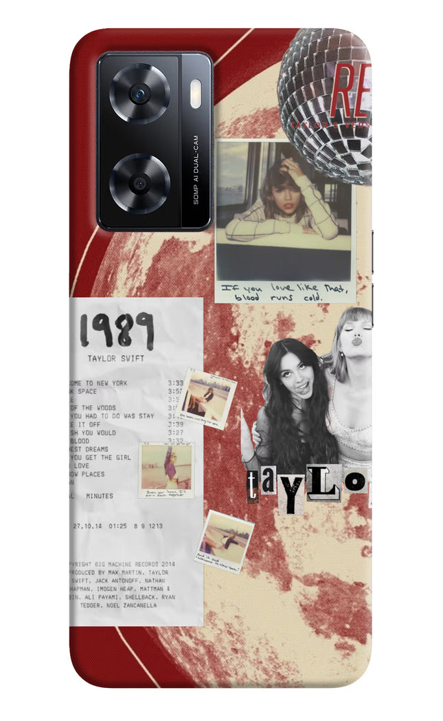 Taylor Swift OPPO A77s Back Cover