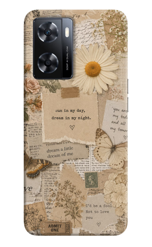 Vintage case OPPO A77s Back Cover
