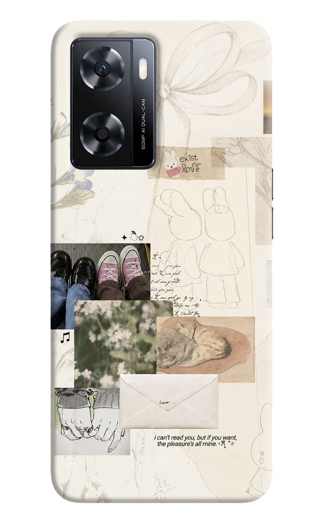 Soft Aesthetic OPPO A77s Back Cover