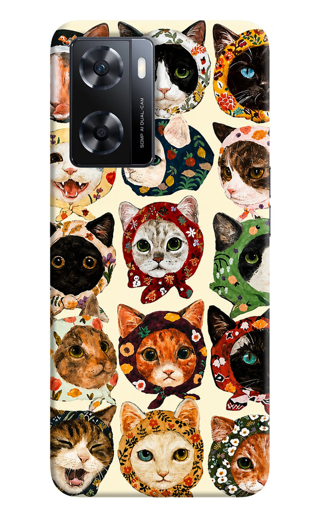 Cool Cat OPPO A77s Back Cover