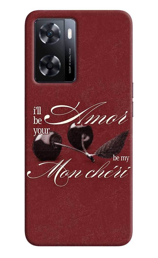 Velvet Cherry OPPO A77s Back Cover
