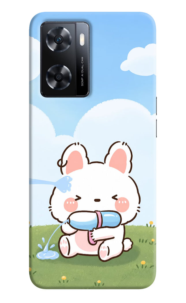 Bunny Treat OPPO A77s Back Cover