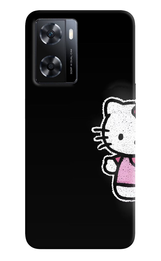 Kitty Charm OPPO A77s Back Cover