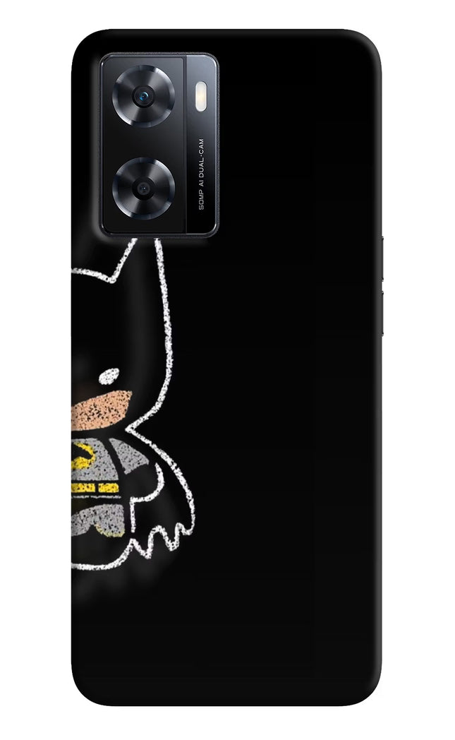 Bat Kitty OPPO A77s Back Cover