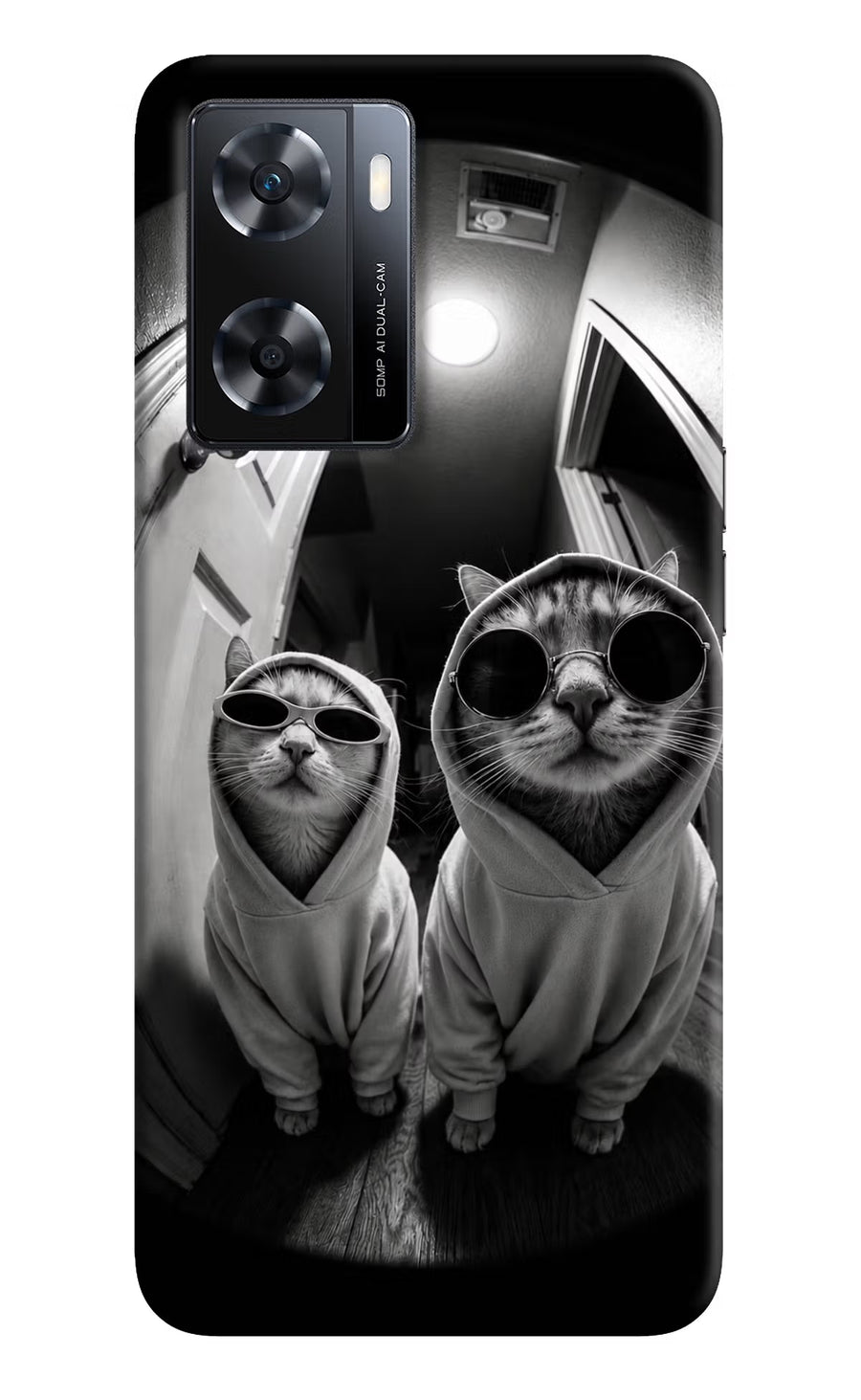 Hood Cats OPPO A77s Back Cover, Hard case