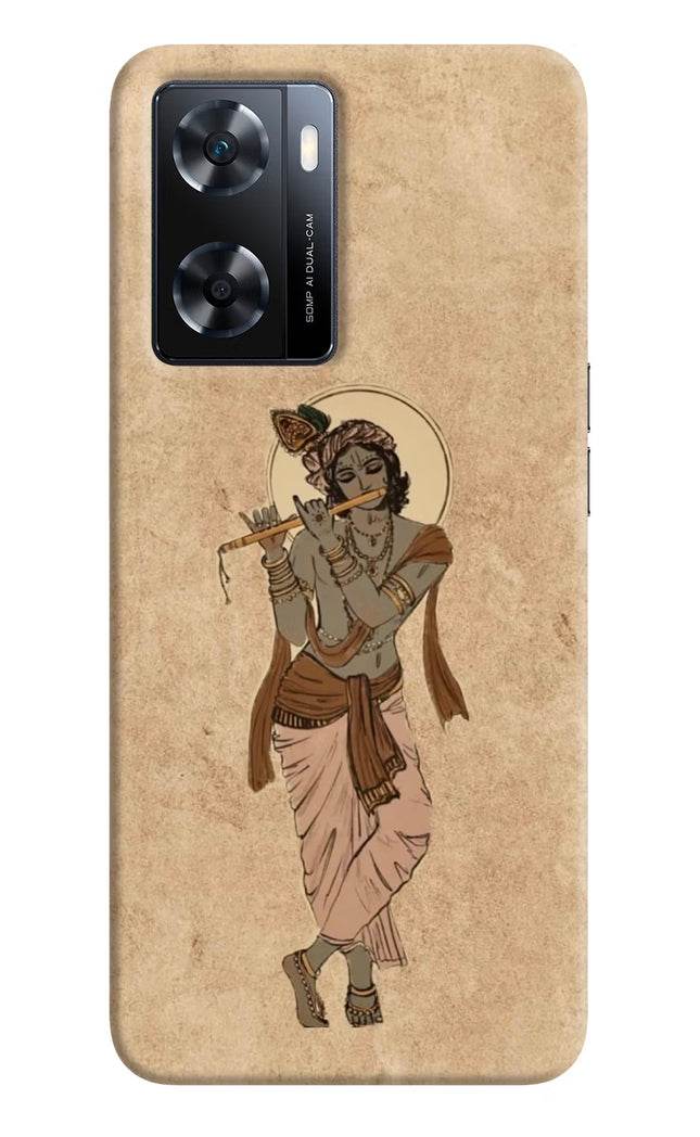 Krishna OPPO A77s Hard Case Back Cover by Casekaro