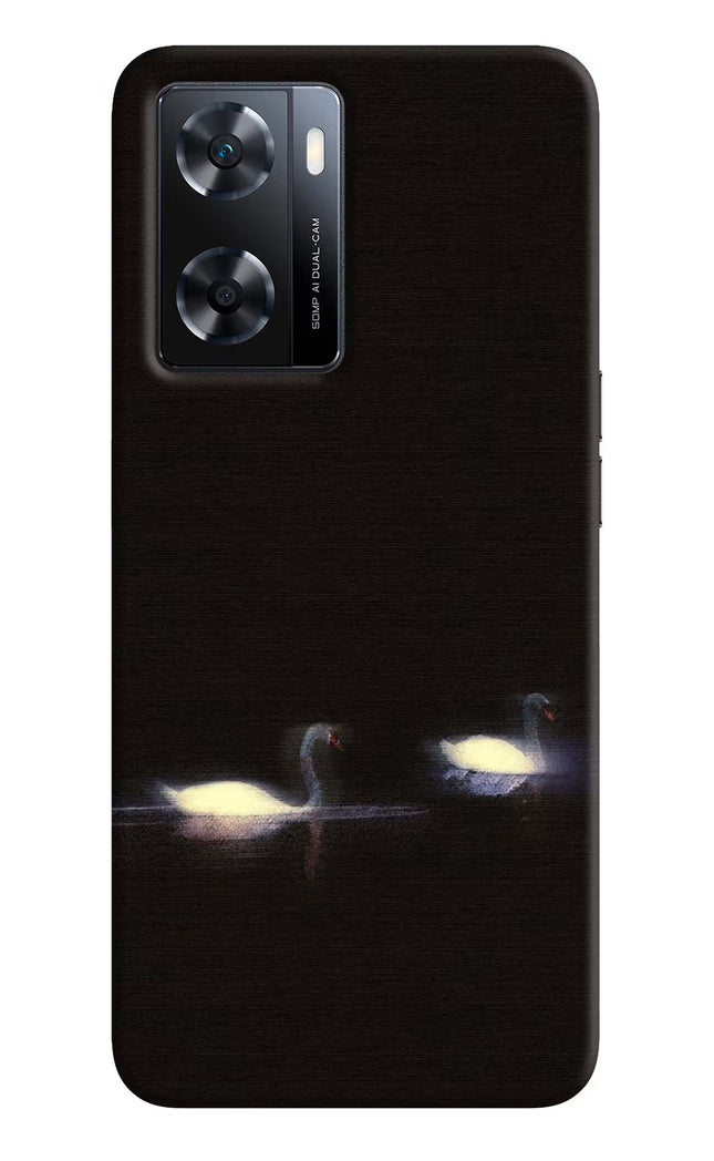 Silent Swans OPPO A77s Hard Case Back Cover by Casekaro