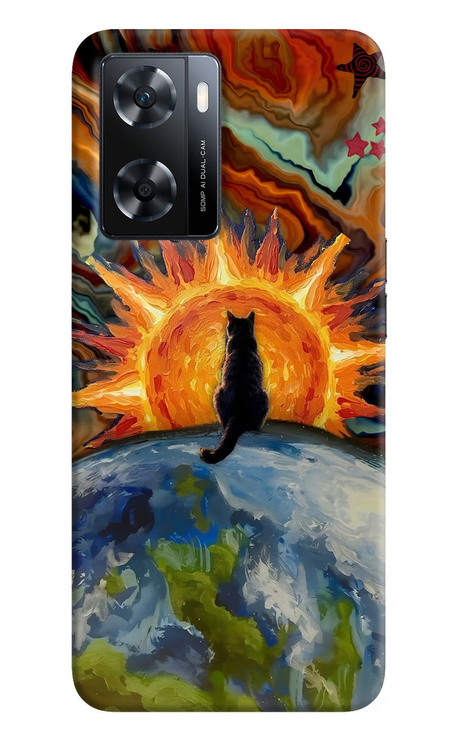 Sunrise Beyond OPPO A77s Back Cover, Hard case