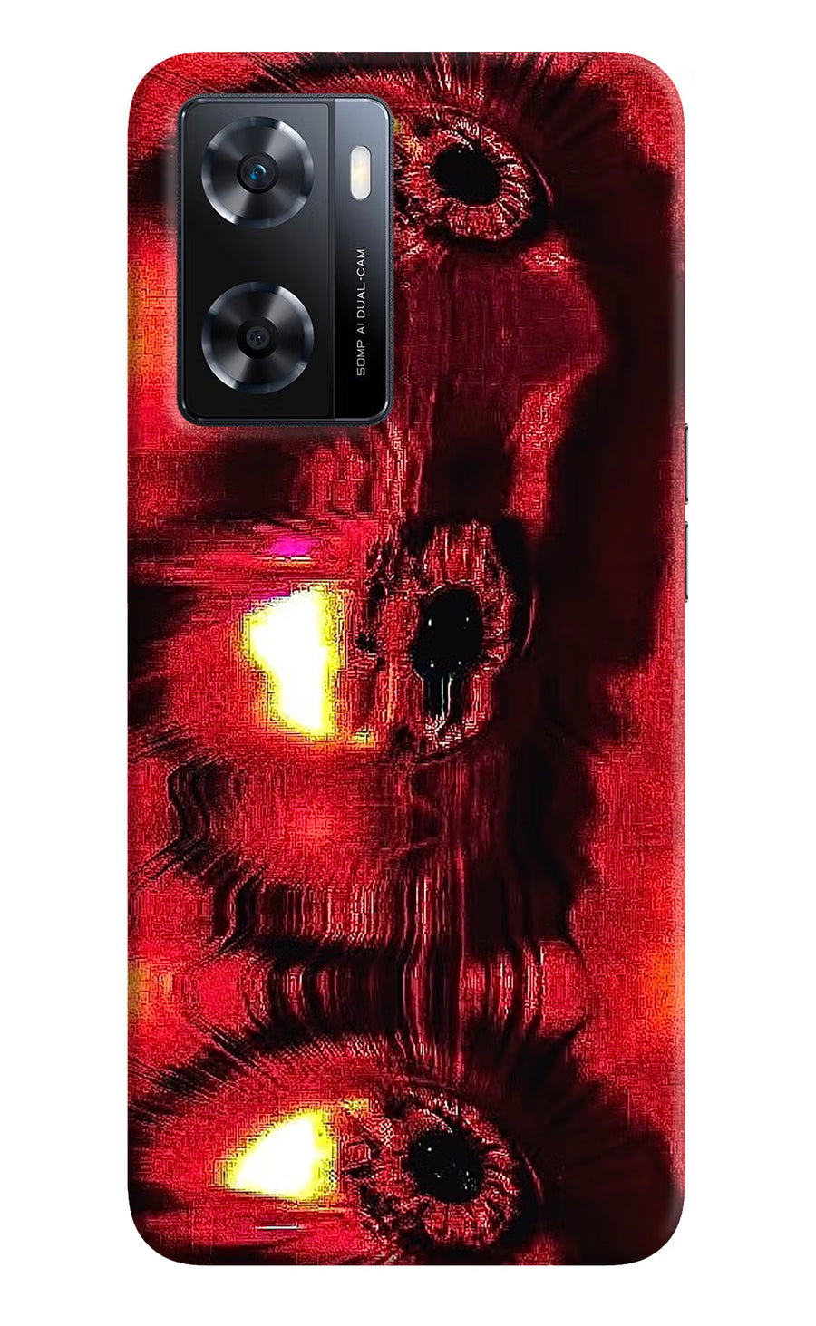 Fire Eye OPPO A77s Back Cover, Hard case