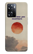Pixel Sun OPPO A77s Hard Case Back Cover by Casekaro