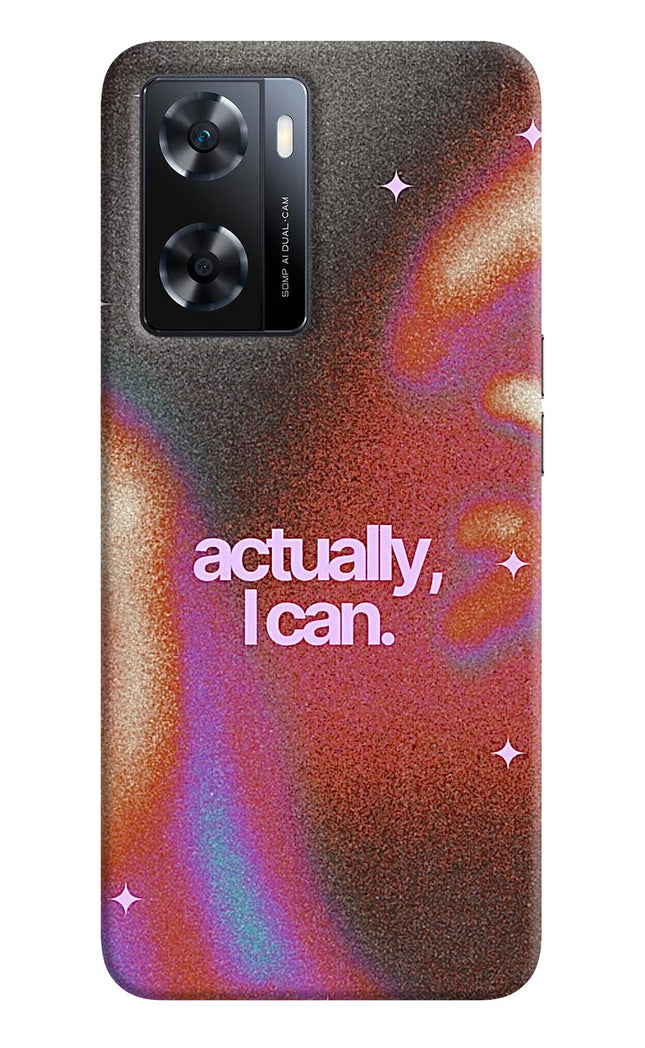 Pink Aura OPPO A77s Hard Case Back Cover by Casekaro
