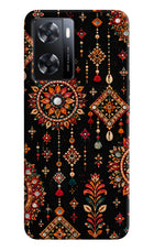 Boho Noir OPPO A77s Hard Case Back Cover by Casekaro