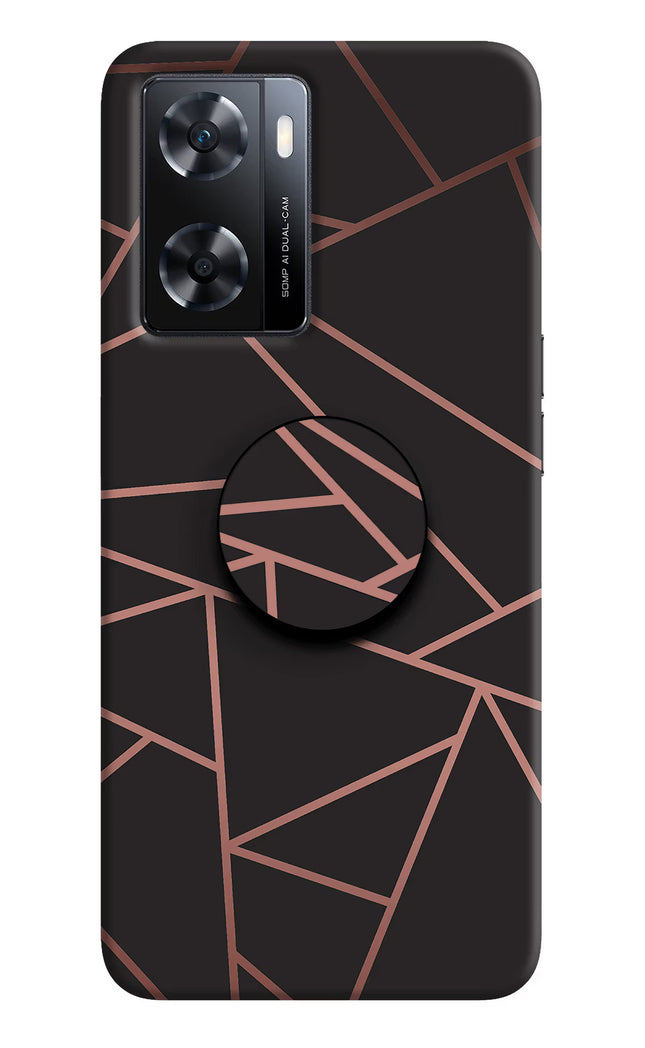 Geometric Pattern OPPO A77s Pop Case