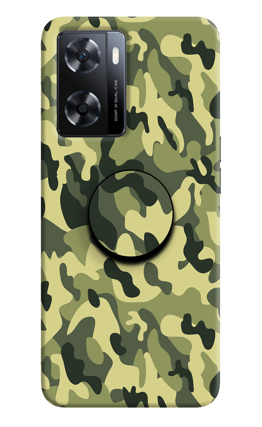 Camouflage OPPO A77s Pop Case