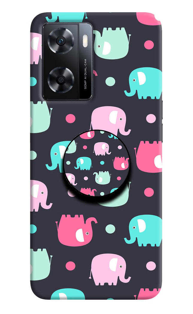 Baby Elephants OPPO A77s Pop Case