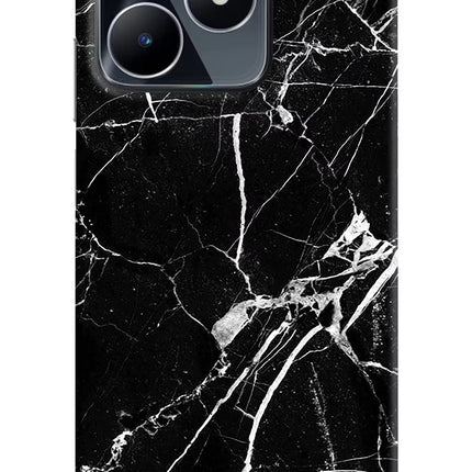 Black Marble Pattern Realme Narzo N53 Back Cover