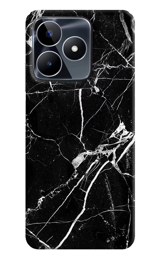 Black Marble Pattern Realme Narzo N53 Back Cover