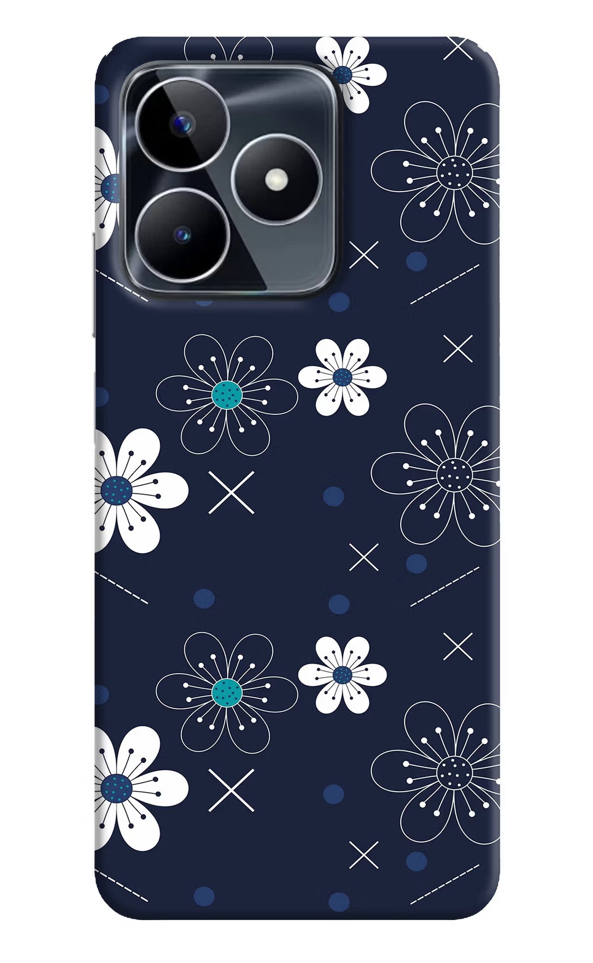 Flowers Realme Narzo N53 Back Cover