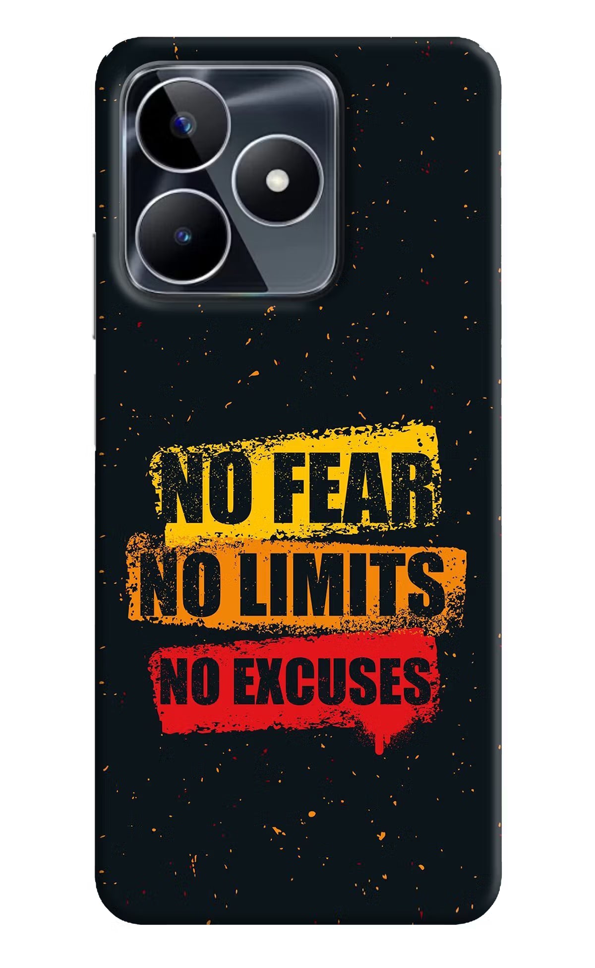 No Fear No Limits No Excuse Realme Narzo N53 Back Cover