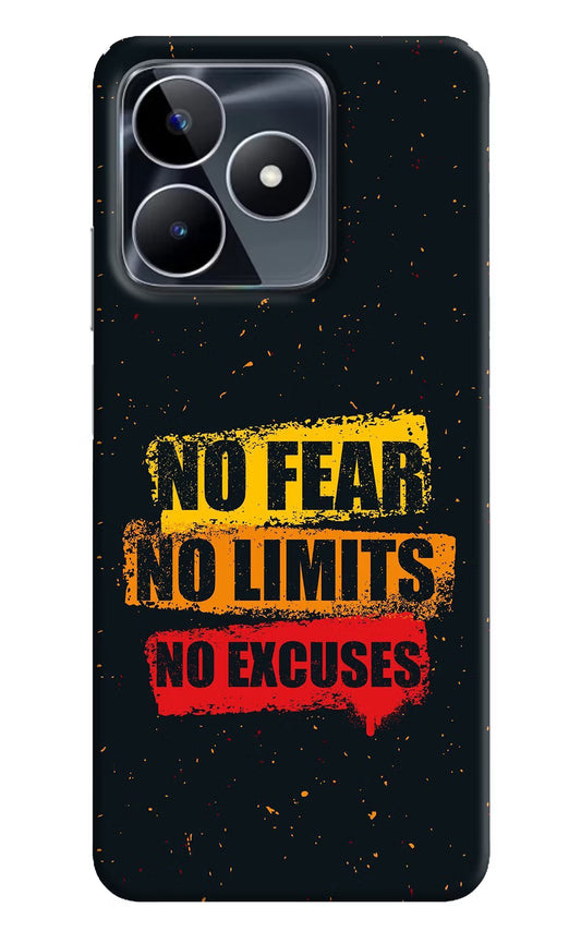 No Fear No Limits No Excuse Realme Narzo N53 Back Cover